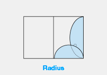 Modell Radius konfigurieren