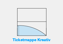 Modell Ticketmappe Kreativ konfigurieren