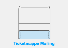 Modell Ticketmappe Mailing konfigurieren