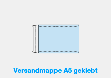 Modell Versandmappe A5 gekl konfigurieren